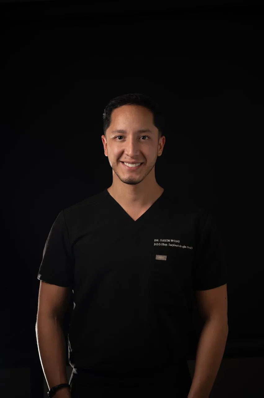 Dr. Sakim Wong in the clinic
